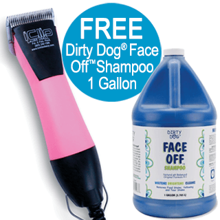 Laube iClip Clippers with FREE Dirty Dog Shampoo